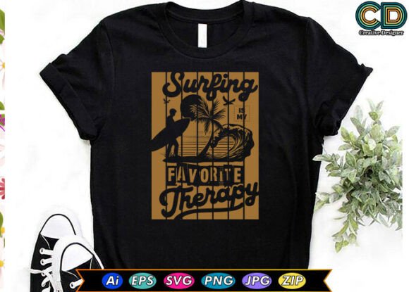 Download Surfing is My Favorite Therapy - Era Collection